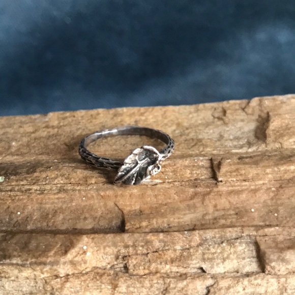 Jewelry Sale Vintage Sterling Silver Leaf Ring Poshmark